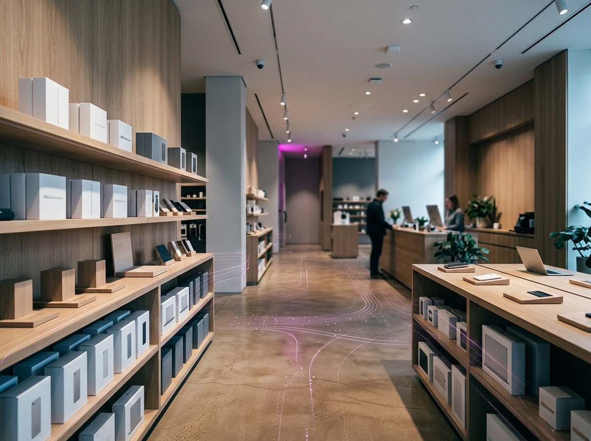 Tienda con analítica de afluencia
